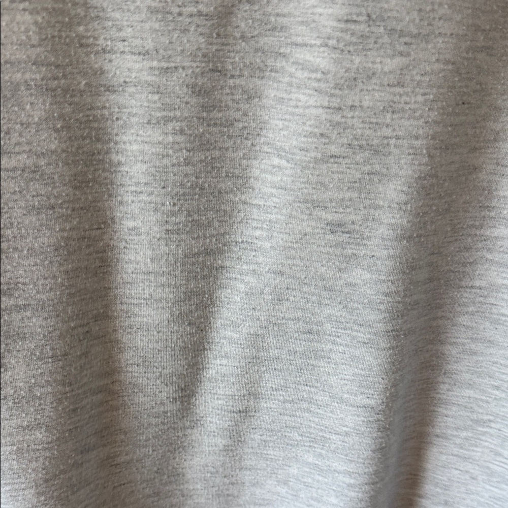 Rae Dunn Blessed Hoodie Sweatshirt Heather Gray Red Script Drawstring Small - Picture 5 of 10